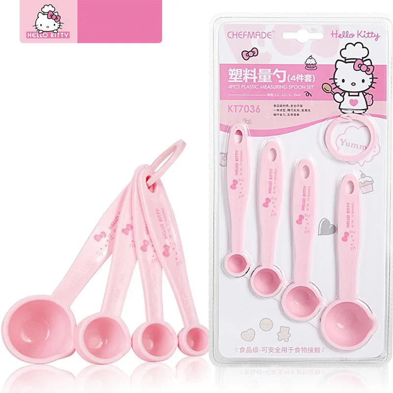 4Pcs/set Kawaii Sanrio Measuring Spoon Cute Hellokitty Cinnamoroll Cartoon Anime Kitchen Baking Measuring Spoon for Girls Gift
4Pcs/set Kawaii Sanrio Measuring Spoon Cute Hellokitty Cinnamoroll Cartoon Anime Kitchen Baking Measuring Spoon for Girls Gift
