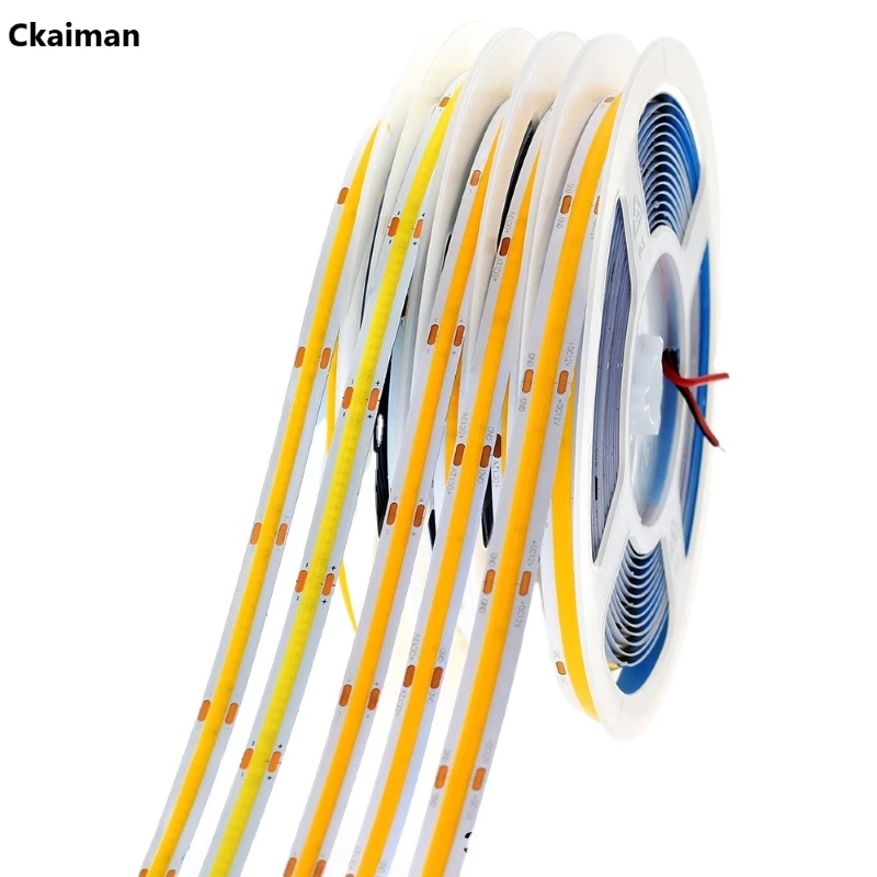 High Density Flexible COB LED Lights Strip LED Ribbon 480LEDs DC12V 24V RA90 3000K 4000K 6000K LED Tape
High Density Flexible COB LED Lights Strip LED Ribbon 480LEDs DC12V 24V RA90 3000K 4000K 6000K LED Tape