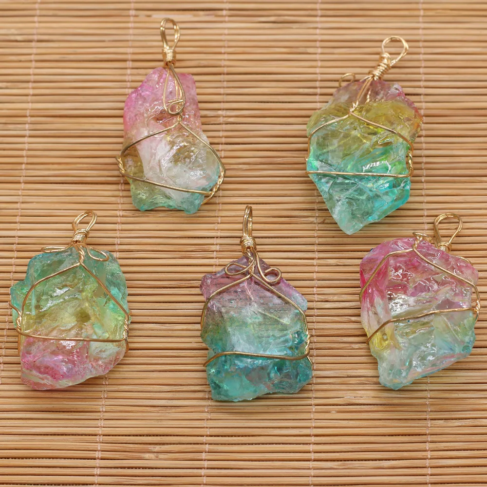 Радужные Исцеляющие кристаллы кварцевые нестандартные Подвески для изготовления ювелирных изделий 6 шт./лот оптовая продажа 
Радужные Исцеляющие кристаллы кварцевые нестандартные Подвески для изготовления ювелирных изделий 6 шт./лот оптовая продажа