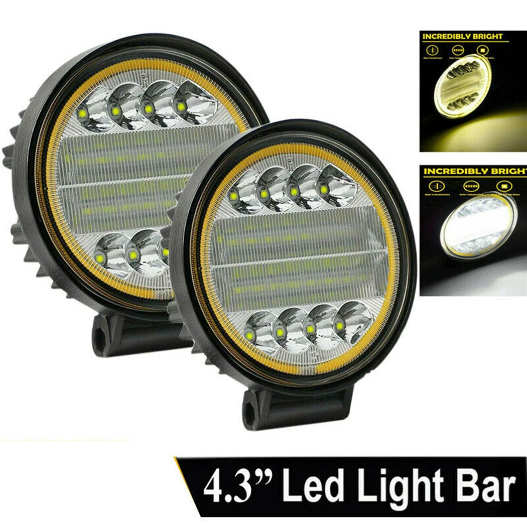 2pcs 4.3Inch Running Light For Car Motorcycle Led Bar Fog Light Headlight Spotlight DRL Pod Lamps Flood Spot Beam Car SUV
2pcs 4.3Inch Running Light For Car Motorcycle Led Bar Fog Light Headlight Spotlight DRL Pod Lamps Flood Spot Beam Car SUV