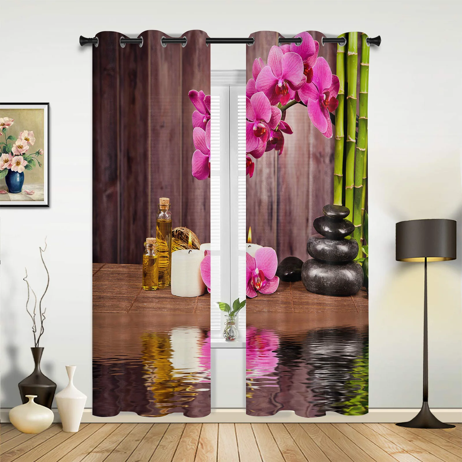 Orchid Stone Flower Bamboo Curtains for Bedroom Living Room Drapes Kitchen Children's Room Window Curtain Modern Home Decor
Orchid Stone Flower Bamboo Curtains for Bedroom Living Room Drapes Kitchen Children's Room Window Curtain Modern Home Decor