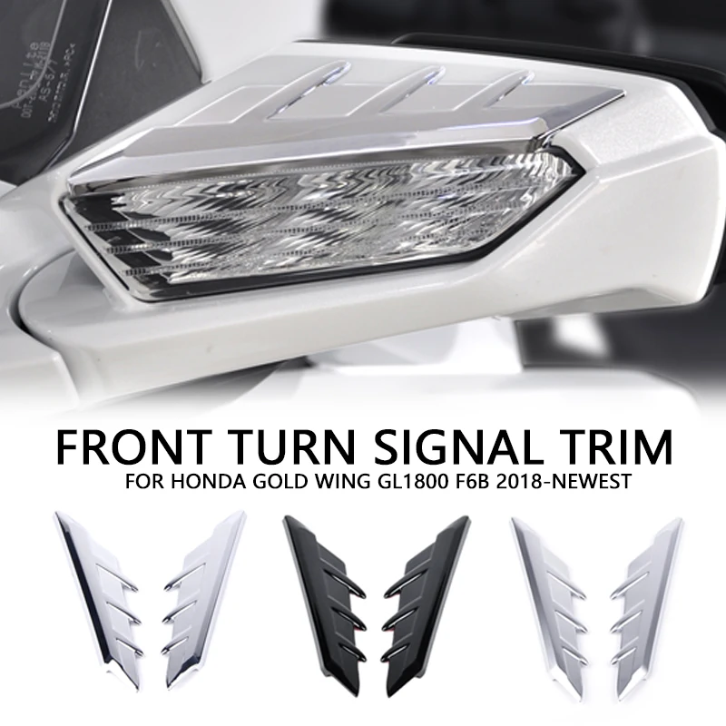 Panical Front Turn Signal Trim Kit Mirror Protector Cover For Honda Goldwing GL1800 F6B 2018-2023 Pearl Chrome Black
Panical Front Turn Signal Trim Kit Mirror Protector Cover For Honda Goldwing GL1800 F6B 2018-2023 Pearl Chrome Black