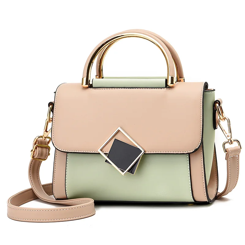 

Женская сумка Новинка 2023 сумка через плечо женская сумка модная цветная контрастная маленькая квадратная сумка