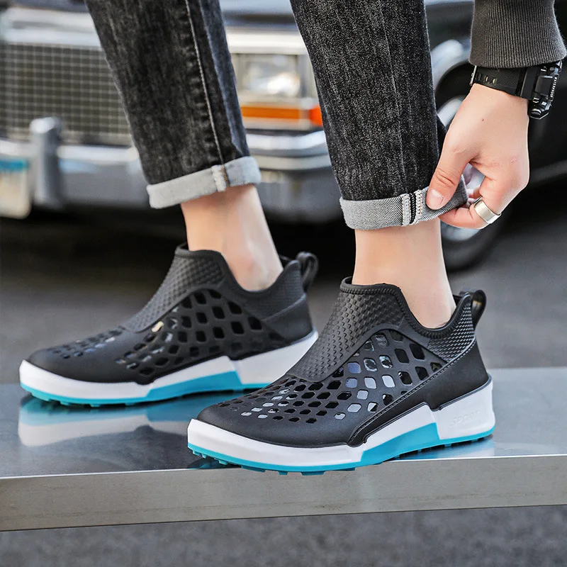 Men Rain Boots Fashion Designer Ankle Rubber Shoes PVC Waterproof Work and Safety Shoes Fishing Husband Galoshes Rubber Boot
Men Rain Boots Fashion Designer Ankle Rubber Shoes PVC Waterproof Work and Safety Shoes Fishing Husband Galoshes Rubber Boot