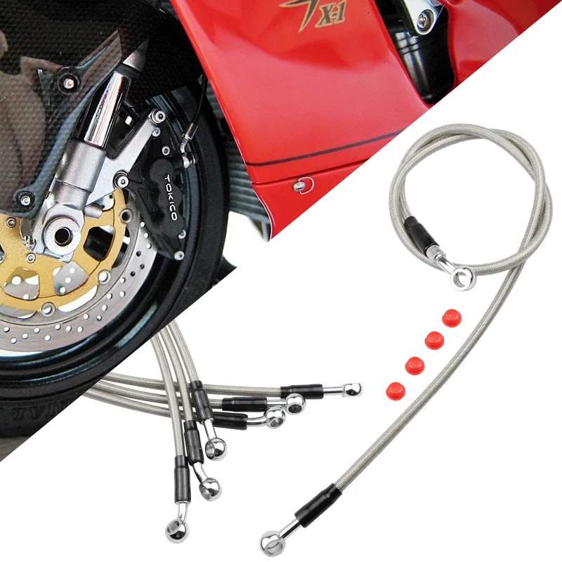30cm-120cm Motorcycle Brake Oil Hose Brake Line Universal Motorbike Stainless Steel Braided Pipeline
30cm-120cm Motorcycle Brake Oil Hose Brake Line Universal Motorbike Stainless Steel Braided Pipeline