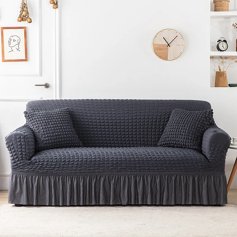 New Seersucker All-inclusive Elastic Sofa Cover 1/2/3/4 Seaters Skirt Thickening Four Seasons Elastic Couch Cover Home Decor
New Seersucker All-inclusive Elastic Sofa Cover 1/2/3/4 Seaters Skirt Thickening Four Seasons Elastic Couch Cover Home Decor