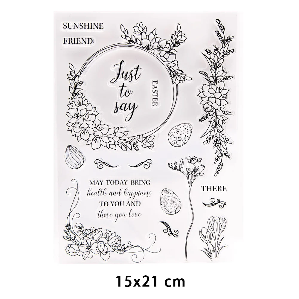 Easter Flower Clear Stamps for DIY Scrapbooking Crafts Stencil Fairy Plants Rubber Stamps Card Making Photo Album Decoration
Easter Flower Clear Stamps for DIY Scrapbooking Crafts Stencil Fairy Plants Rubber Stamps Card Making Photo Album Decoration
