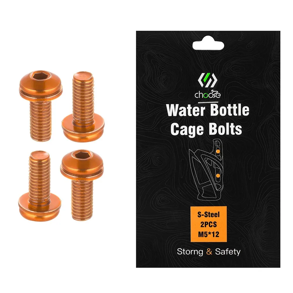 4 Pieces Water Bottle Cage Bolts Holder Screws Aluminum Alloy 7075 Mountain Road Bike M5*12mm Bolt Bicycle Accessories 6Colors
4 Pieces Water Bottle Cage Bolts Holder Screws Aluminum Alloy 7075 Mountain Road Bike M5*12mm Bolt Bicycle Accessories 6Colors