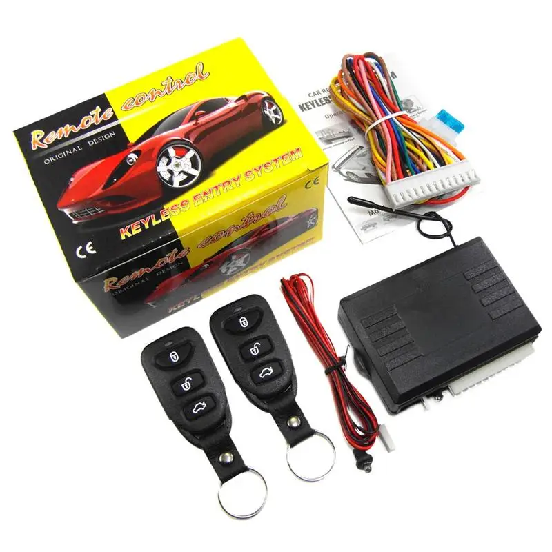 

Car Alarm Keyless Entry System Push Button Start To Stop Engine Kit Auto Ignition Button Remote Control Upgrade For Most Vehicle