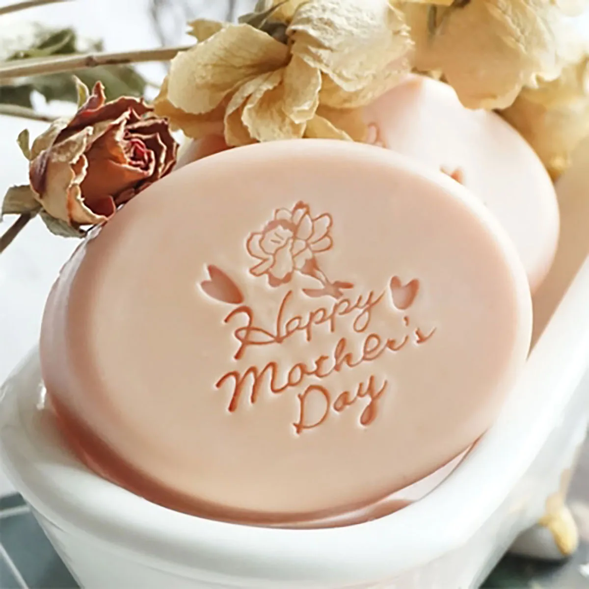 Happy mother's Day Flower pattern Dedicated to mother Holiday celebration acrylic soap stamp
Happy mother's Day Flower pattern Dedicated to mother Holiday celebration acrylic soap stamp