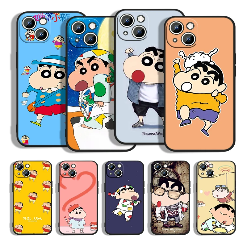 Crayon Shin-chan For Apple iPhone 13 12 11 Pro Max mini XS XR X 8 7 6S 6 5 Plus Black Silicone Soft Phone Case Cover
Crayon Shin-chan For Apple iPhone 13 12 11 Pro Max mini XS XR X 8 7 6S 6 5 Plus Black Silicone Soft Phone Case Cover
