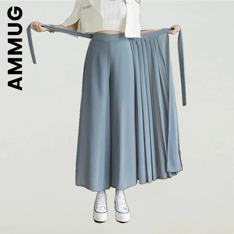 Ammug Trousers Women Pants Fashion Hot Sale Hip Pant Quality Pants Chic Chiffon Pleated Casual Female Pants Female
Ammug Trousers Women Pants Fashion Hot Sale Hip Pant Quality Pants Chic Chiffon Pleated Casual Female Pants Female