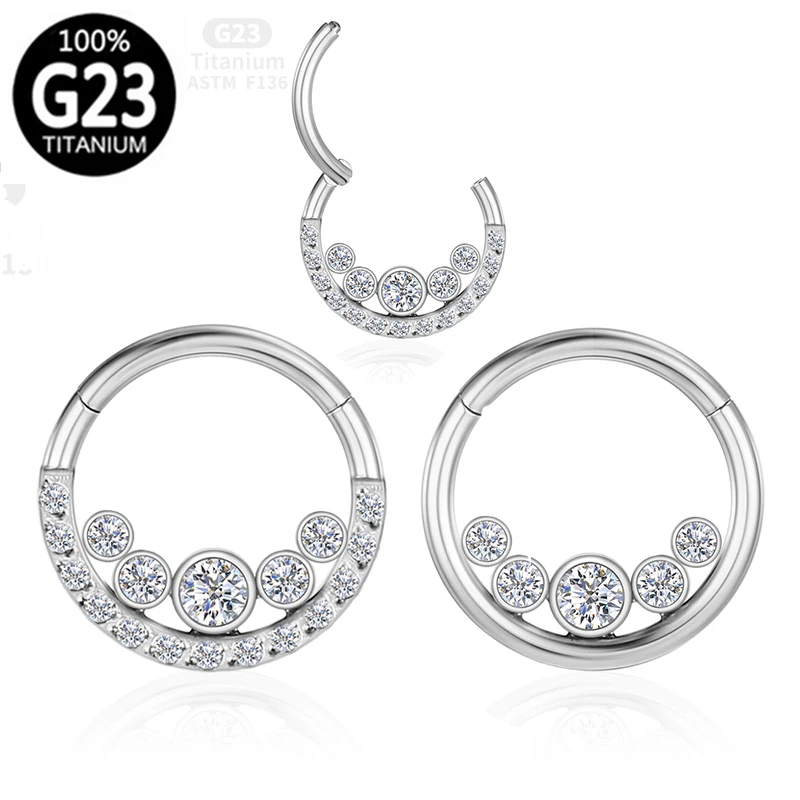 Piercing Nez Nose Ring Helix 16G Piercing Ombligo Nariz Pircing Septum G23 Titanium Zircon Tragus Stud Clicker Goth Body Jewelry
Piercing Nez Nose Ring Helix 16G Piercing Ombligo Nariz Pircing Septum G23 Titanium Zircon Tragus Stud Clicker Goth Body Jewelry
