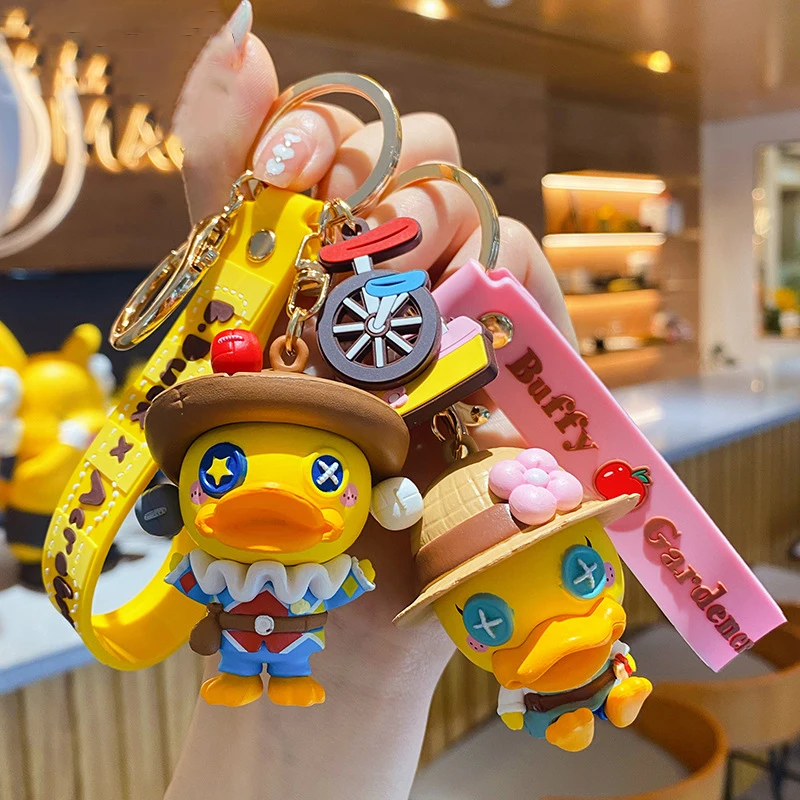 Cartoon Little Yellow Duck Fifth Personality Game Bloody Queen Keychain Cute Cool Mercenary Joint Animal Doll Keyring Pendant
Cartoon Little Yellow Duck Fifth Personality Game Bloody Queen Keychain Cute Cool Mercenary Joint Animal Doll Keyring Pendant