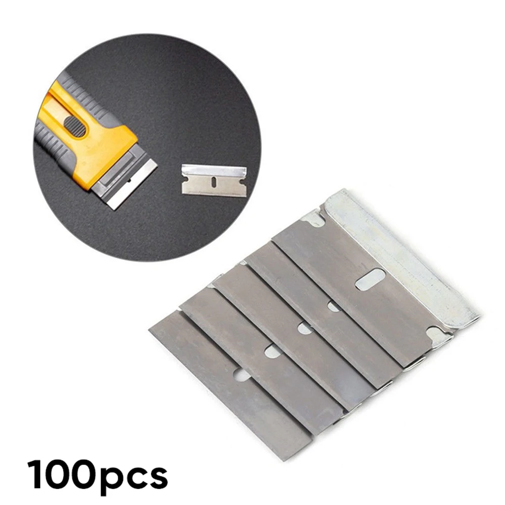 100pcs Metal Blades Safety Glass Cleaner Replacement Carbon Steel Blade For-sticker Removal, Paint Removal Appliance Glass Clean
100pcs Metal Blades Safety Glass Cleaner Replacement Carbon Steel Blade For-sticker Removal, Paint Removal Appliance Glass Clean