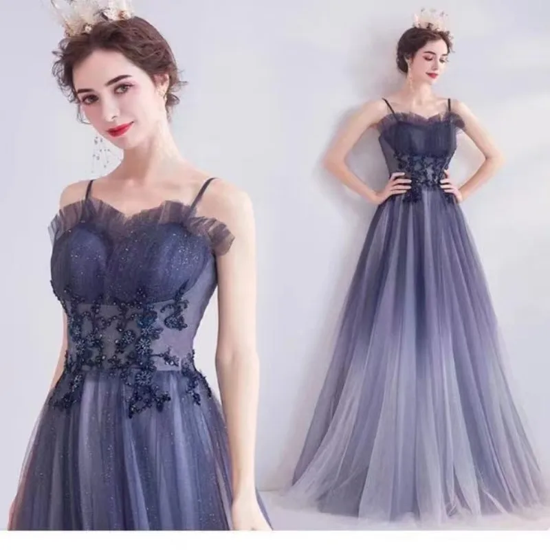 Shiny Applique Beading Tulle Evening Dresses A-Line Spaghetti Straps Sweetheart Neck Lace Up Back Formal Prom Party Banquet Gown
Shiny Applique Beading Tulle Evening Dresses A-Line Spaghetti Straps Sweetheart Neck Lace Up Back Formal Prom Party Banquet Gown