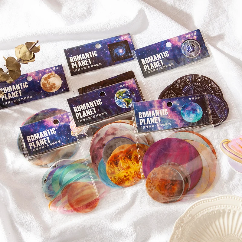 PETP Planet Stickers Space Theme Stationery Sticker DIY Mobile Phone Laptop Decoration Scrapbook Diary Photo Album Accessories
PETP Planet Stickers Space Theme Stationery Sticker DIY Mobile Phone Laptop Decoration Scrapbook Diary Photo Album Accessories