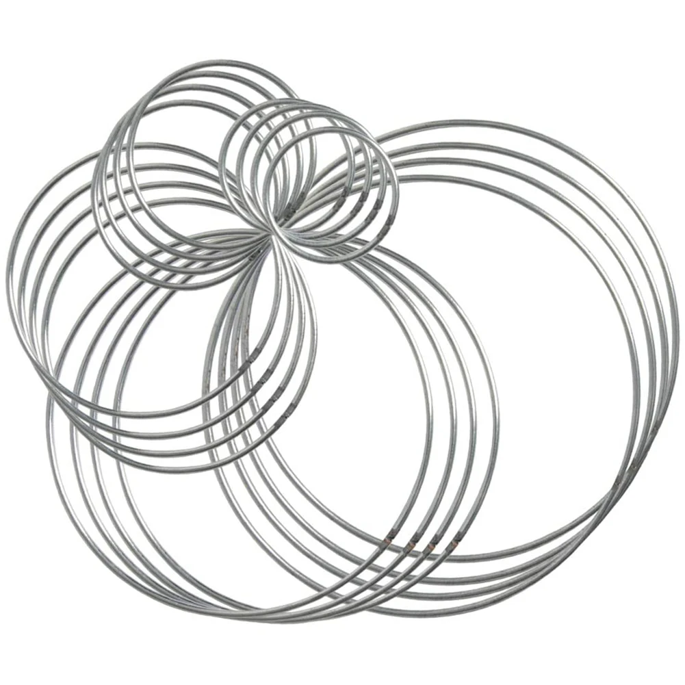 20 Pieces Metal Dream Catcher Rings Hoops Steel Craft Silver Rings for Crafts,Macrame and Other DIY Projects in 5 Sizes
20 Pieces Metal Dream Catcher Rings Hoops Steel Craft Silver Rings for Crafts,Macrame and Other DIY Projects in 5 Sizes