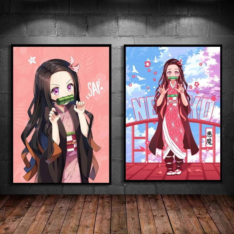 Canvas Prints Demon Slayer Kamado Nezuko Kid Action Figures Modern Living Room Birthday Gifts Comics Pictures Wall Decoration
Canvas Prints Demon Slayer Kamado Nezuko Kid Action Figures Modern Living Room Birthday Gifts Comics Pictures Wall Decoration