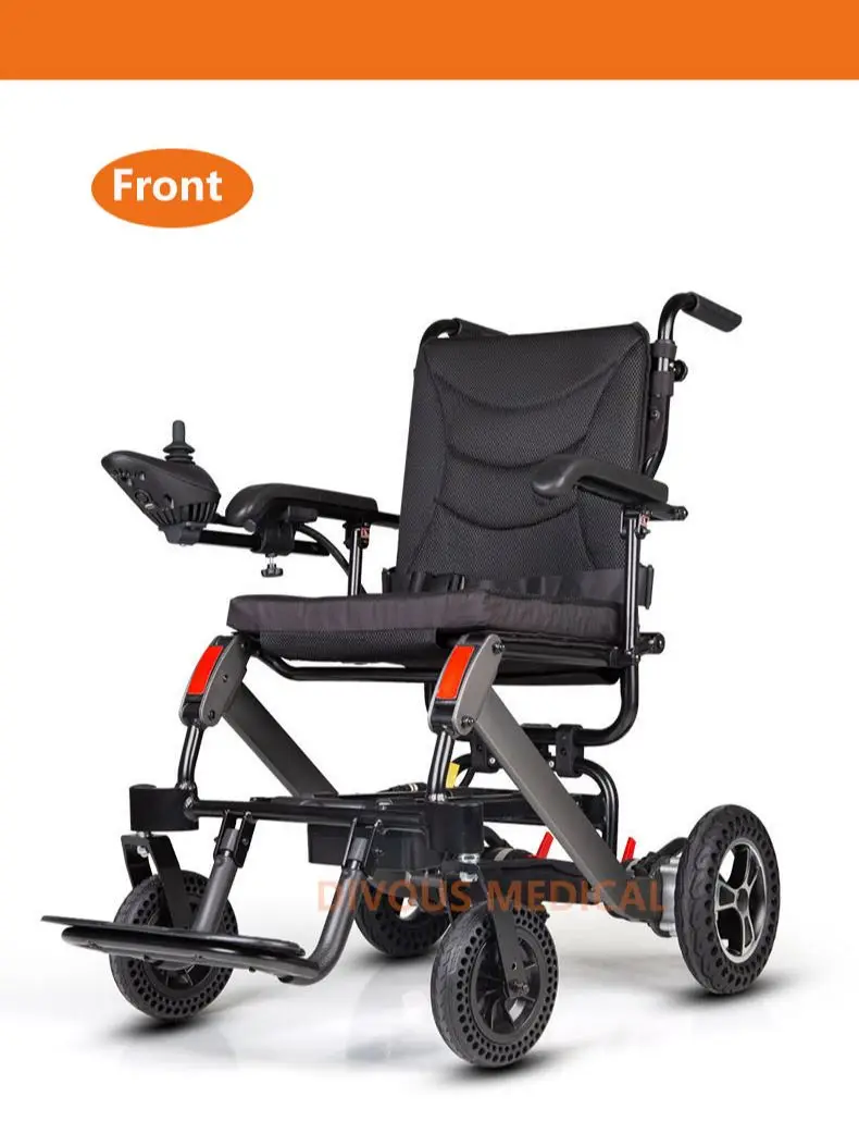 Net weight 25kg motor 180W*2 Light weight could carry on the plane electric wheelchair
Net weight 25kg motor 180W*2 Light weight could carry on the plane electric wheelchair