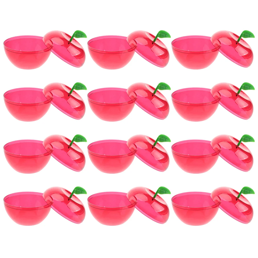 24 Pcs Apple Candy Box Christmas Decoration Containers With Lids Packing Embellishments Plastic Candies Packaging Distributions
24 Pcs Apple Candy Box Christmas Decoration Containers With Lids Packing Embellishments Plastic Candies Packaging Distributions