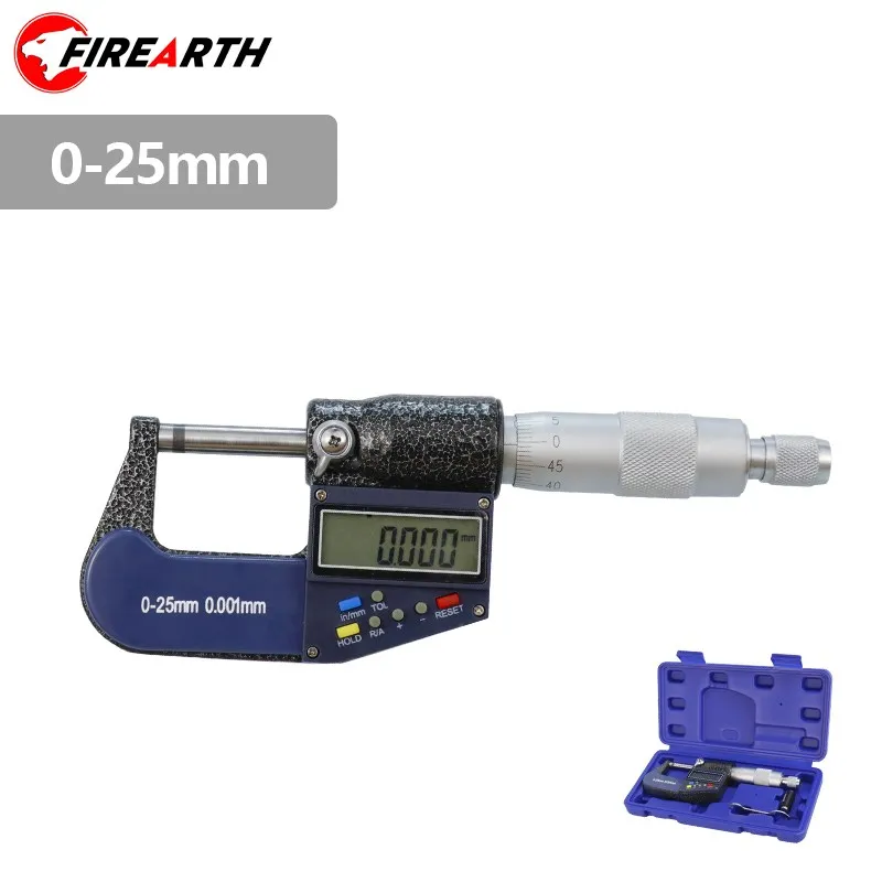 Digital Vernier Mircometer 0-25mm 0.001mm Electronic Caliper for Outside Mircometers Мarking Tools Measuring Instruments
Digital Vernier Mircometer 0-25mm 0.001mm Electronic Caliper for Outside Mircometers Мarking Tools Measuring Instruments