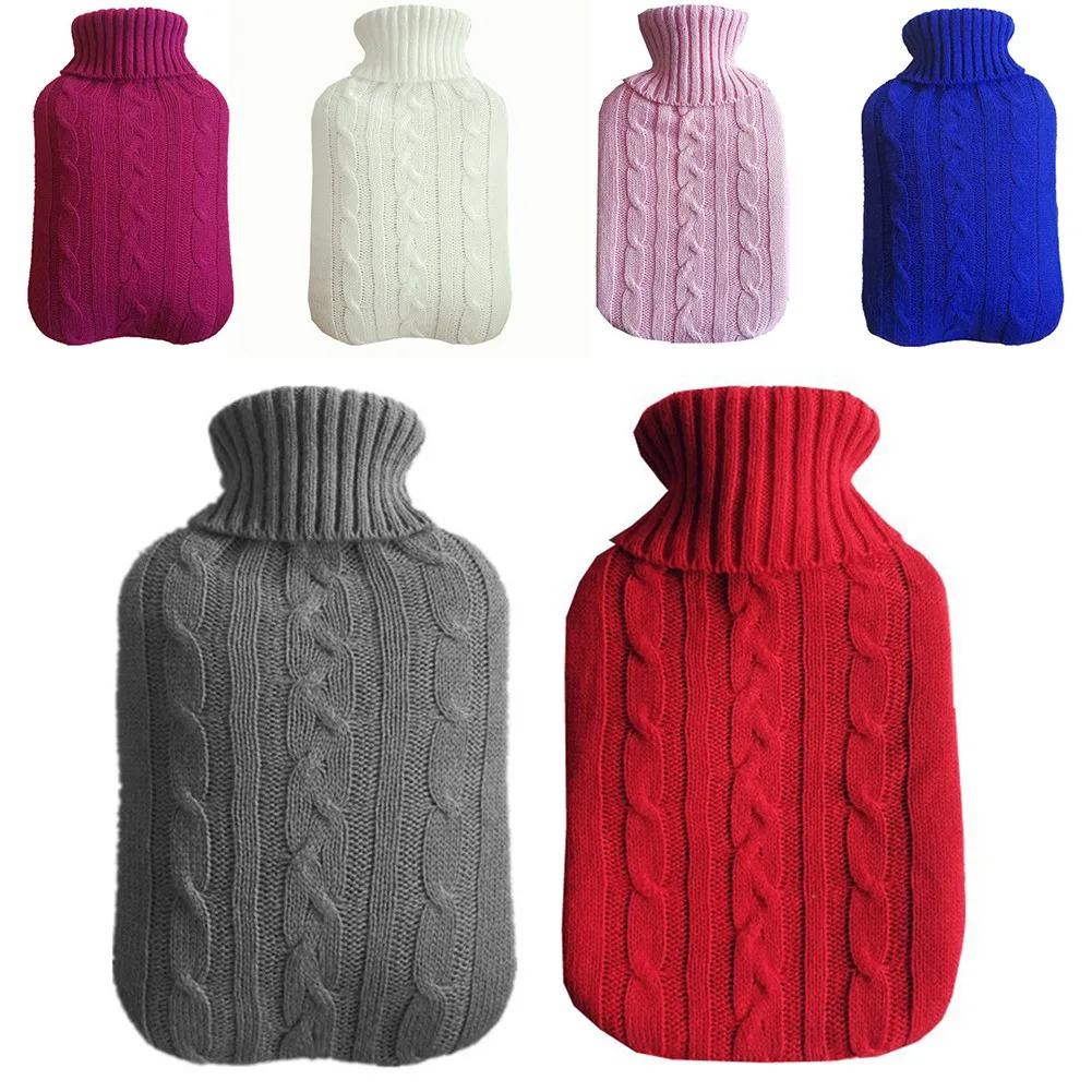 Hot Water Bag Hot Bottle Bag Hand Warmer Multiple Colors Large Capacity Knitted Mesh Cover Warm Cold Proof Simple For Girl Use
Hot Water Bag Hot Bottle Bag Hand Warmer Multiple Colors Large Capacity Knitted Mesh Cover Warm Cold Proof Simple For Girl Use