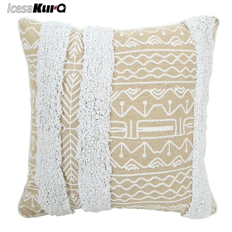 Light Luxury Beige Cushion Cover Handmade Tufted Embroidery Moroccan Style Home Decoration Living Room Sofa 45x45cm Pillowcase
Light Luxury Beige Cushion Cover Handmade Tufted Embroidery Moroccan Style Home Decoration Living Room Sofa 45x45cm Pillowcase