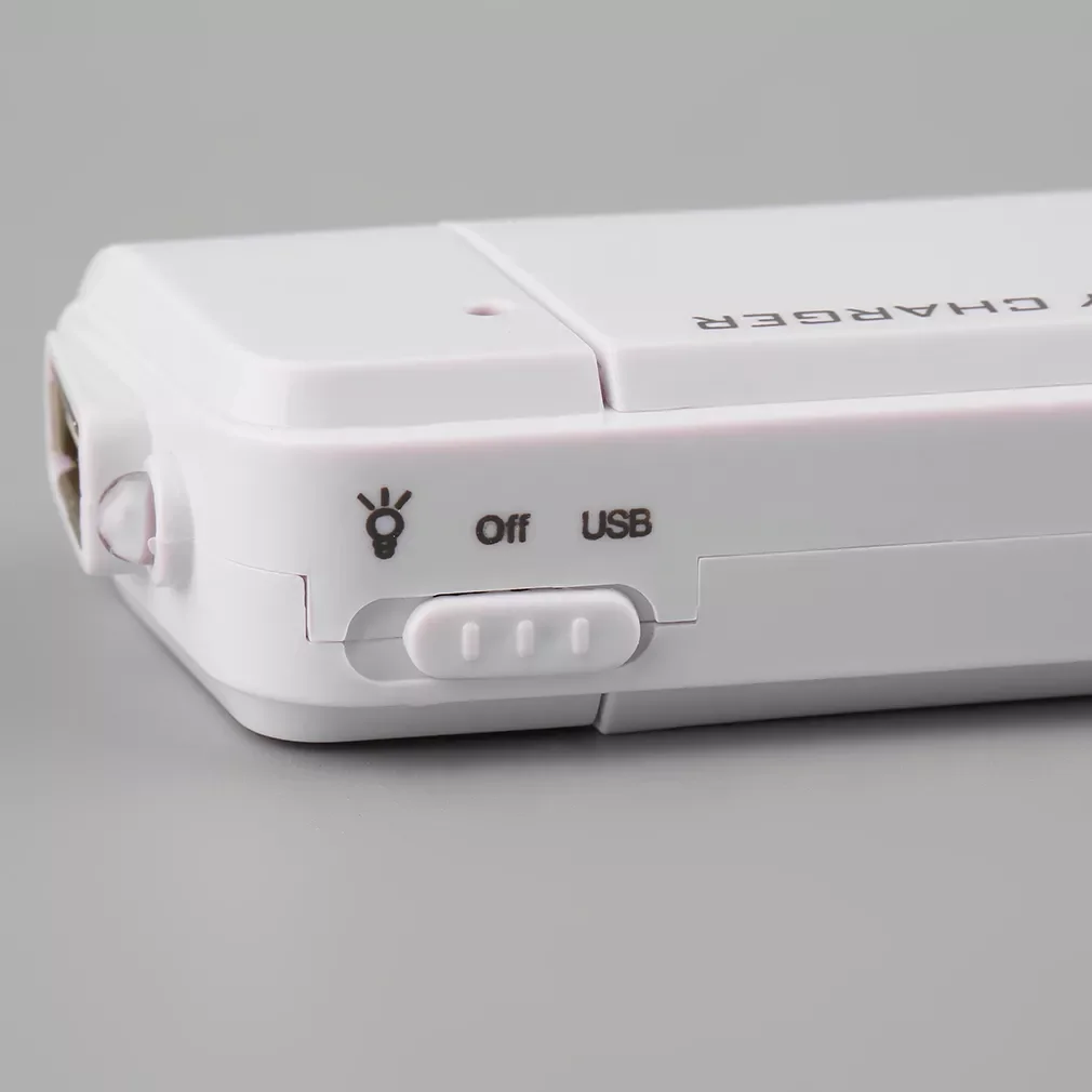 Universal Portable USB Emergency 2 AA Battery Extender Charger Power Bank Supply Box For iPhone Mobile Phone MP3 MP4 Black White
Universal Portable USB Emergency 2 AA Battery Extender Charger Power Bank Supply Box For iPhone Mobile Phone MP3 MP4 Black White