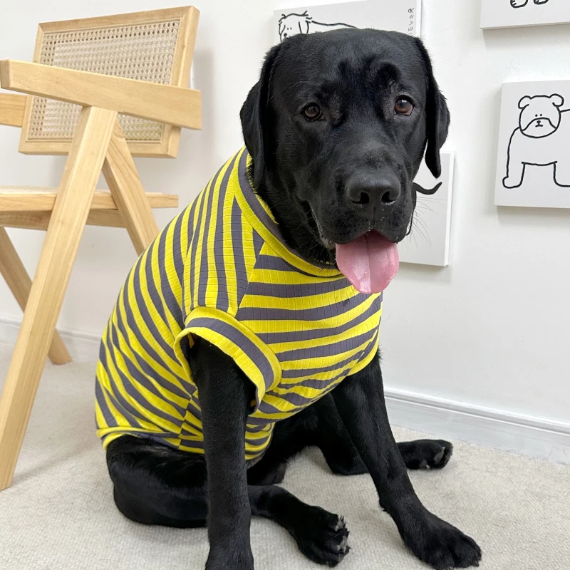 

Large Dog Vest Summer Big Dog Clothes French Bulldog Welsh Corgi Samoyed Husky Labrador Golden Retriever Clothing T-shirt Coat