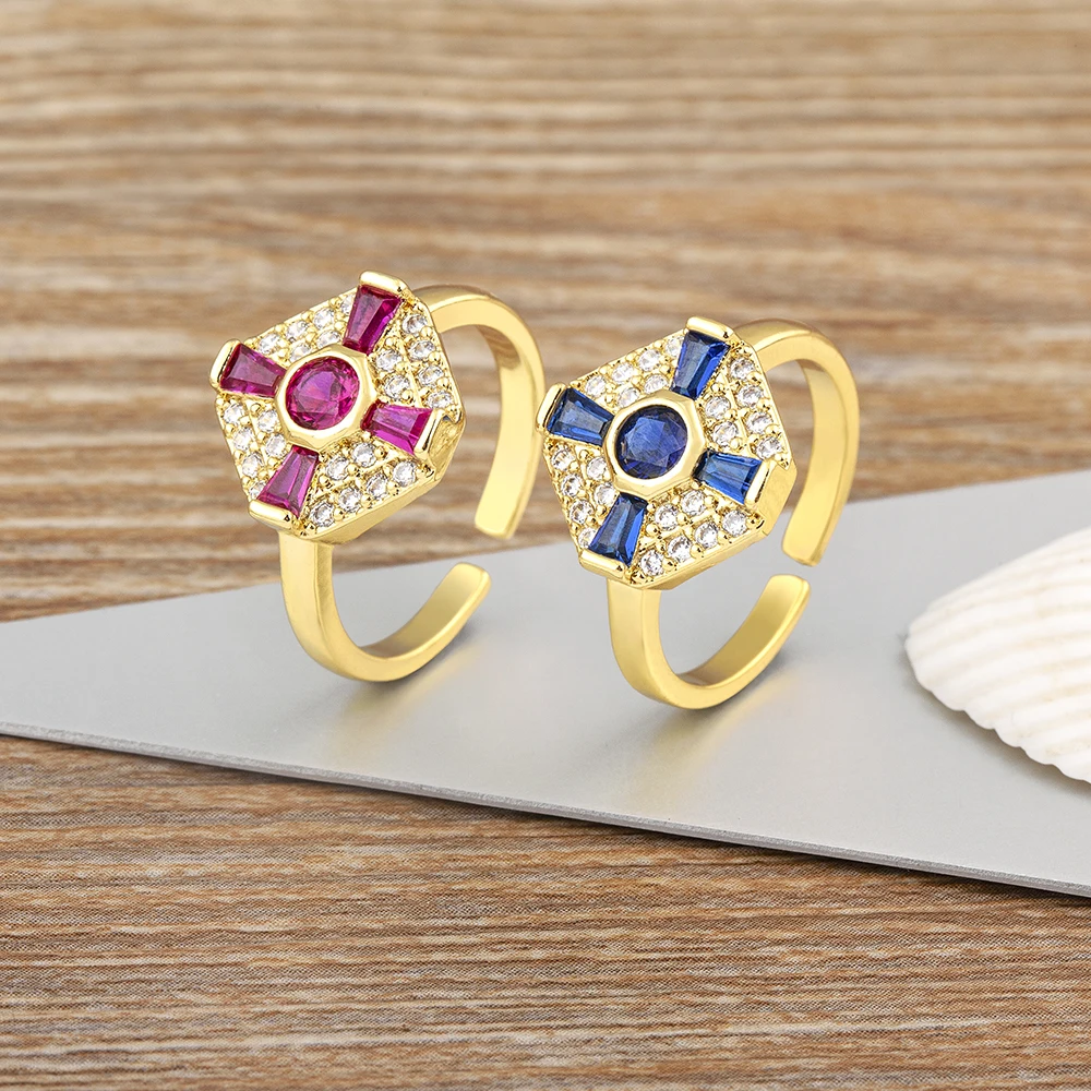 Nidin New Korean Geometric Cross Opening Ring Delicate Temperament Fashion Versatile Women's Shiny Zircon Jewelry Party Gift
Nidin New Korean Geometric Cross Opening Ring Delicate Temperament Fashion Versatile Women's Shiny Zircon Jewelry Party Gift