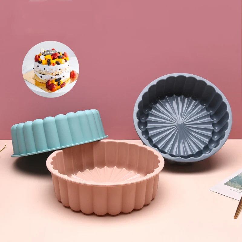 Round Silicone Charlotte Cake Moulds Non-Stick Round Silicone Molds for Cheese Cake Bread Baking Pan Silicone Molds Bread Pan
Round Silicone Charlotte Cake Moulds Non-Stick Round Silicone Molds for Cheese Cake Bread Baking Pan Silicone Molds Bread Pan