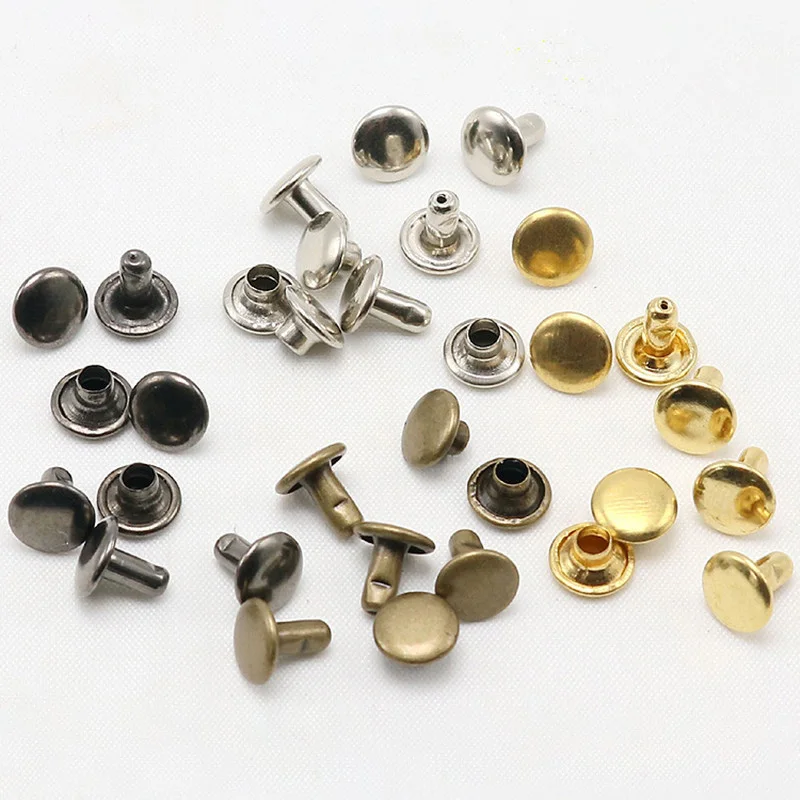 10Pcs 6/8/10/12mm Double-Sided Rivets Metal Buttons DIY Leather Belt Bag Wallet Decorative Stud Slotted Nail Fasteners
10Pcs 6/8/10/12mm Double-Sided Rivets Metal Buttons DIY Leather Belt Bag Wallet Decorative Stud Slotted Nail Fasteners