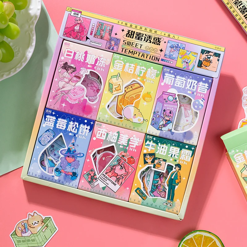 50pcs Kawaii Stickers Handbook Diary Material Decorative Sealing Sticker DIY Scrapbooking Planner Craft Stationery Stickers
50pcs Kawaii Stickers Handbook Diary Material Decorative Sealing Sticker DIY Scrapbooking Planner Craft Stationery Stickers