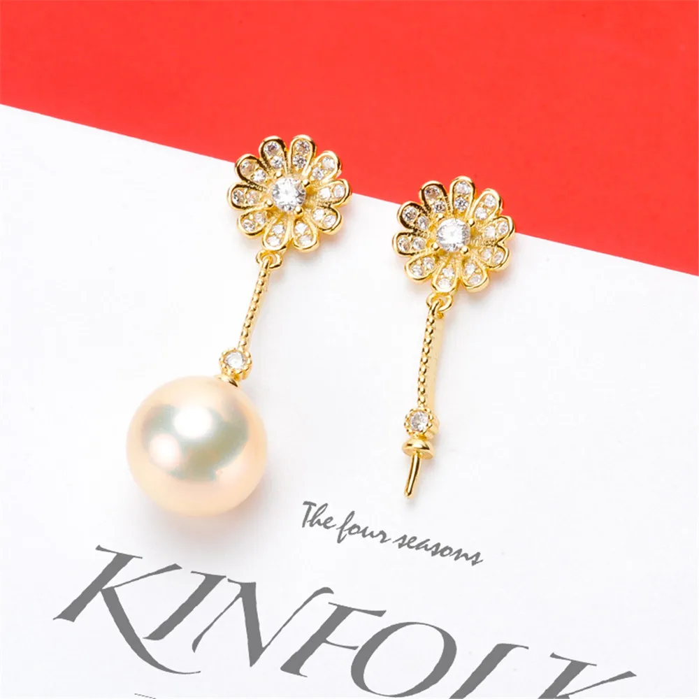 Real Solid 925 Sterling Silver Pearl Stud Earrings Accessories Findings DIY Jewelry Ear Hook Blank Empty Support
Real Solid 925 Sterling Silver Pearl Stud Earrings Accessories Findings DIY Jewelry Ear Hook Blank Empty Support