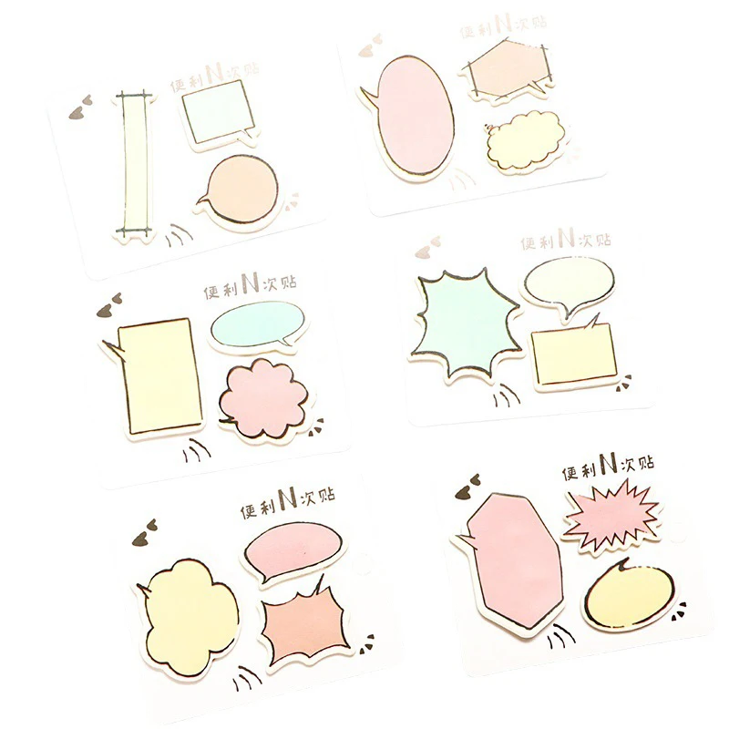 Fresh Simple Dialog Box Memo Pads Cute Adhesive Label Stickers Creative Direction Marker Sticky Notes Index Sticker
Fresh Simple Dialog Box Memo Pads Cute Adhesive Label Stickers Creative Direction Marker Sticky Notes Index Sticker