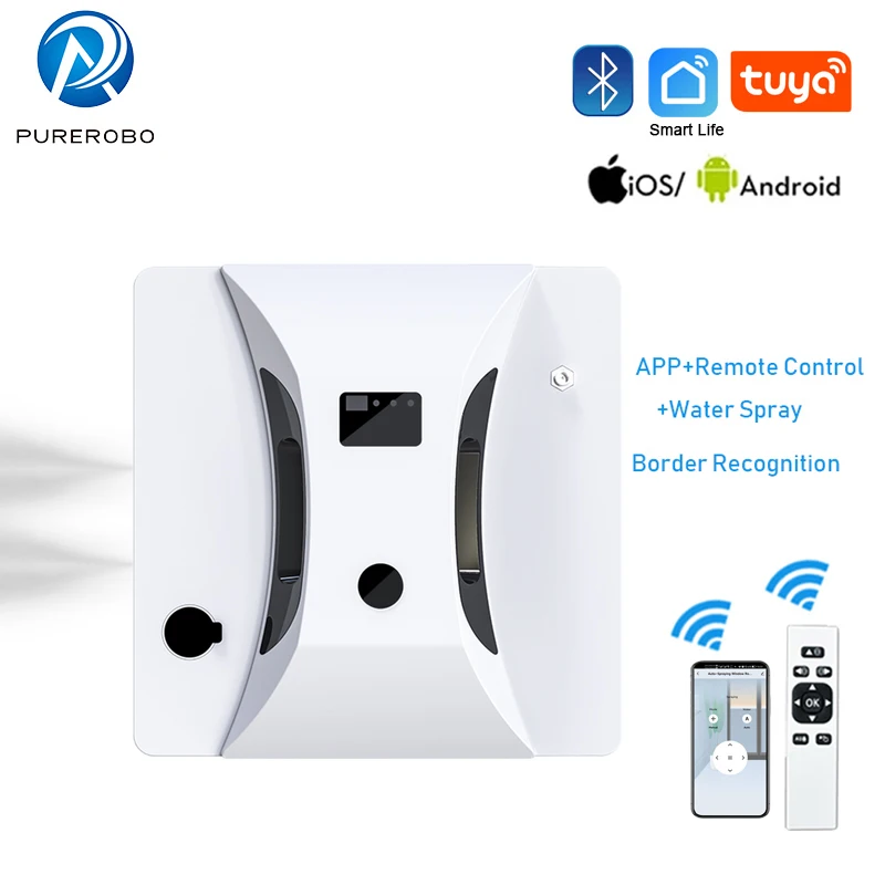 Purerobo W-S5 Робот-пылесос для окон Сильное всасывание 2800 Па Электрический робот-мойщик окон с дистанционным управлением Распылитель воды
Purerobo W-S5 Робот-пылесос для окон Сильное всасывание 2800 Па Электрический робот-мойщик окон с дистанционным управлением Распылитель воды