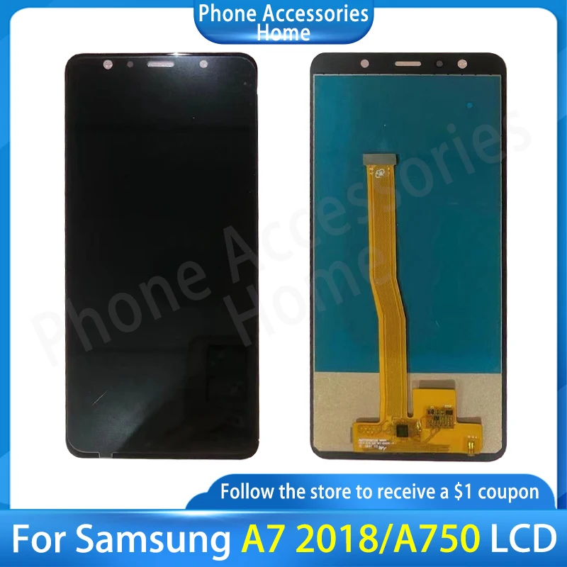 Супер ЖК-дисплей для Samsung Galaxy A7 2018, сенсорный экран для Samsung A750, дисплей для Samsung SM-A750F, замена экрана
Супер ЖК-дисплей для Samsung Galaxy A7 2018, сенсорный экран для Samsung A750, дисплей для Samsung SM-A750F, замена экрана
