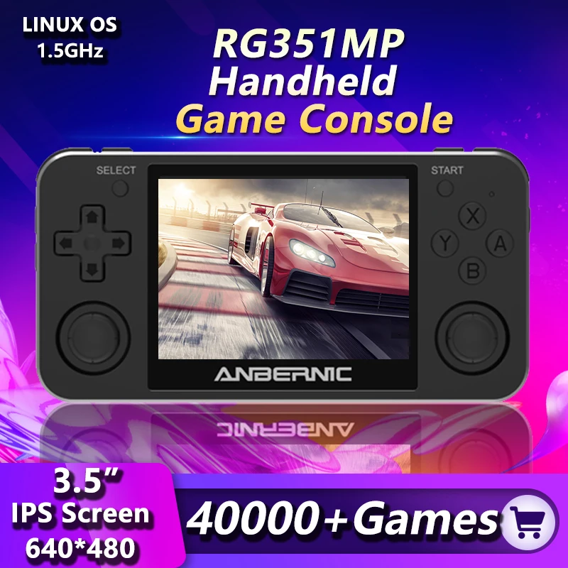NEW RG351MP Retro Portable Handheld Video Game Console Wifi Online 3.5“ IPS Screen 640*480 40000+ Games LINUX OS 1.5GHz 3500 mAh
NEW RG351MP Retro Portable Handheld Video Game Console Wifi Online 3.5“ IPS Screen 640*480 40000+ Games LINUX OS 1.5GHz 3500 mAh
