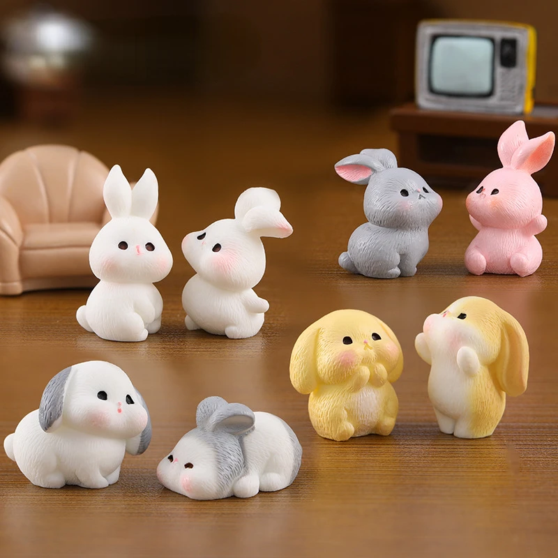 2pcs Resin Miniature Rabbit Family Figurine Kawaii Animal Bunny Toys Collectible Figurines Funny Gift Micro Landscape Home Decor
2pcs Resin Miniature Rabbit Family Figurine Kawaii Animal Bunny Toys Collectible Figurines Funny Gift Micro Landscape Home Decor