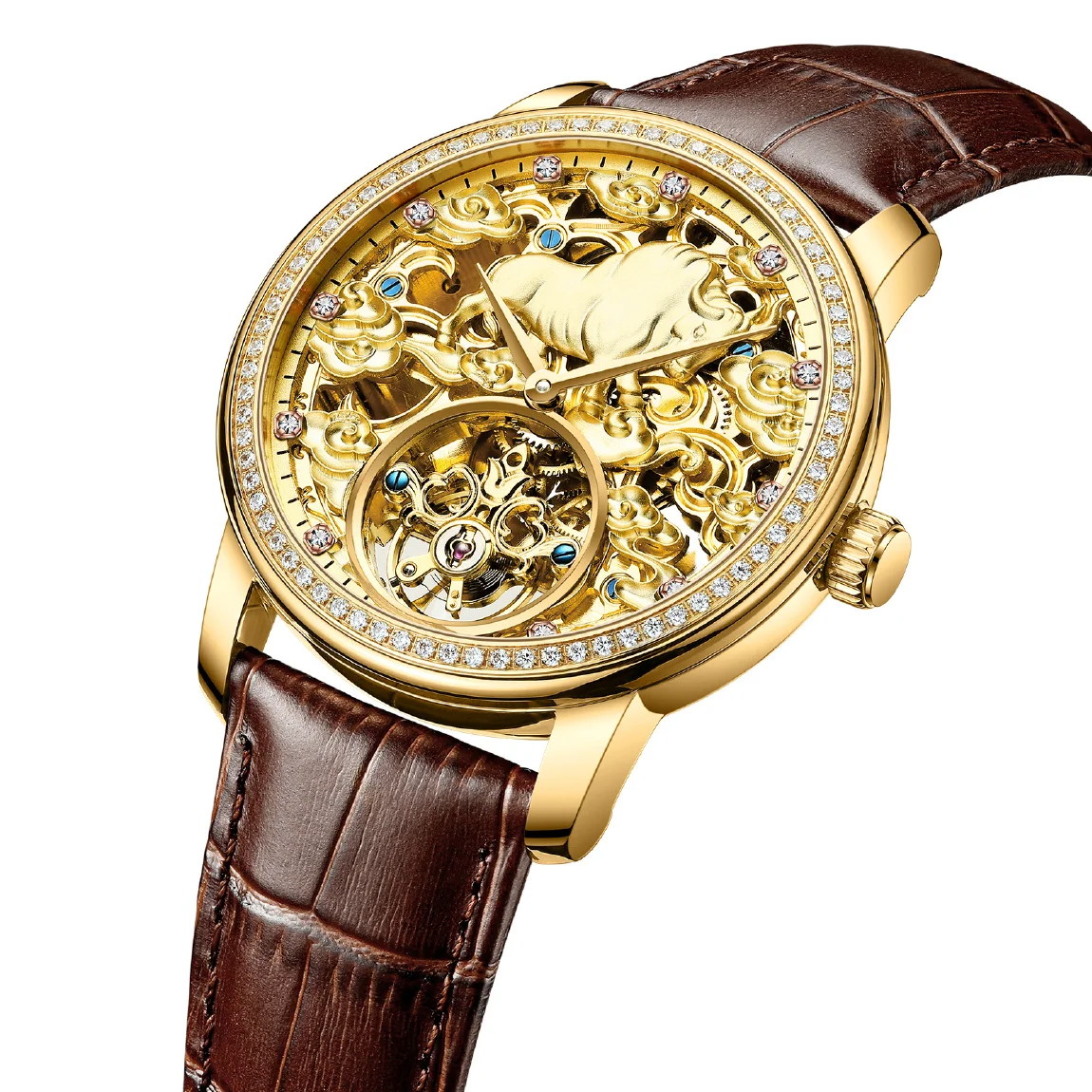 2022new watch fully automatic mechanical watch skeleton Mens watch fashion trend round dial leather strap man watch reloj hombre
2022new watch fully automatic mechanical watch skeleton Mens watch fashion trend round dial leather strap man watch reloj hombre
