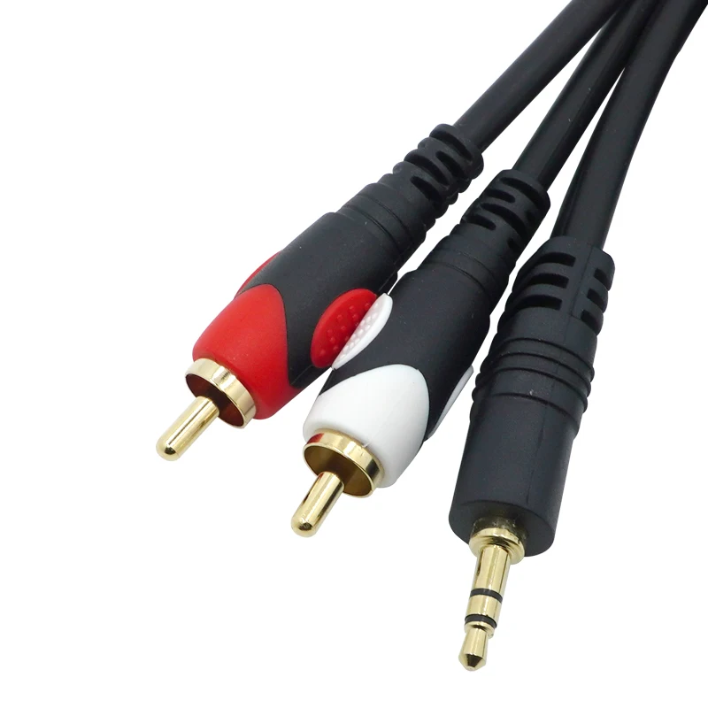 Audio cable 3.5 to 1 to 2 RCA double lotus head speaker cable subwoofer cable 1.8M3M5M10M15M20M
Audio cable 3.5 to 1 to 2 RCA double lotus head speaker cable subwoofer cable 1.8M3M5M10M15M20M