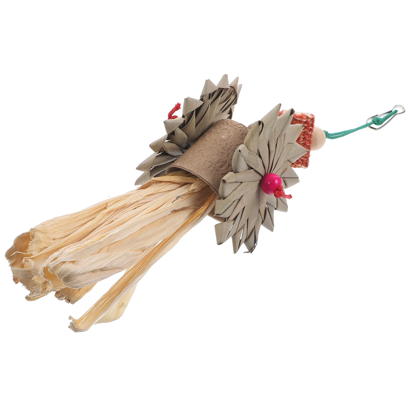 

Toys Parrot Foraging Bird Hanging Plaything Cage Accessories Parakeet Palm Leaf Parrots Chewing