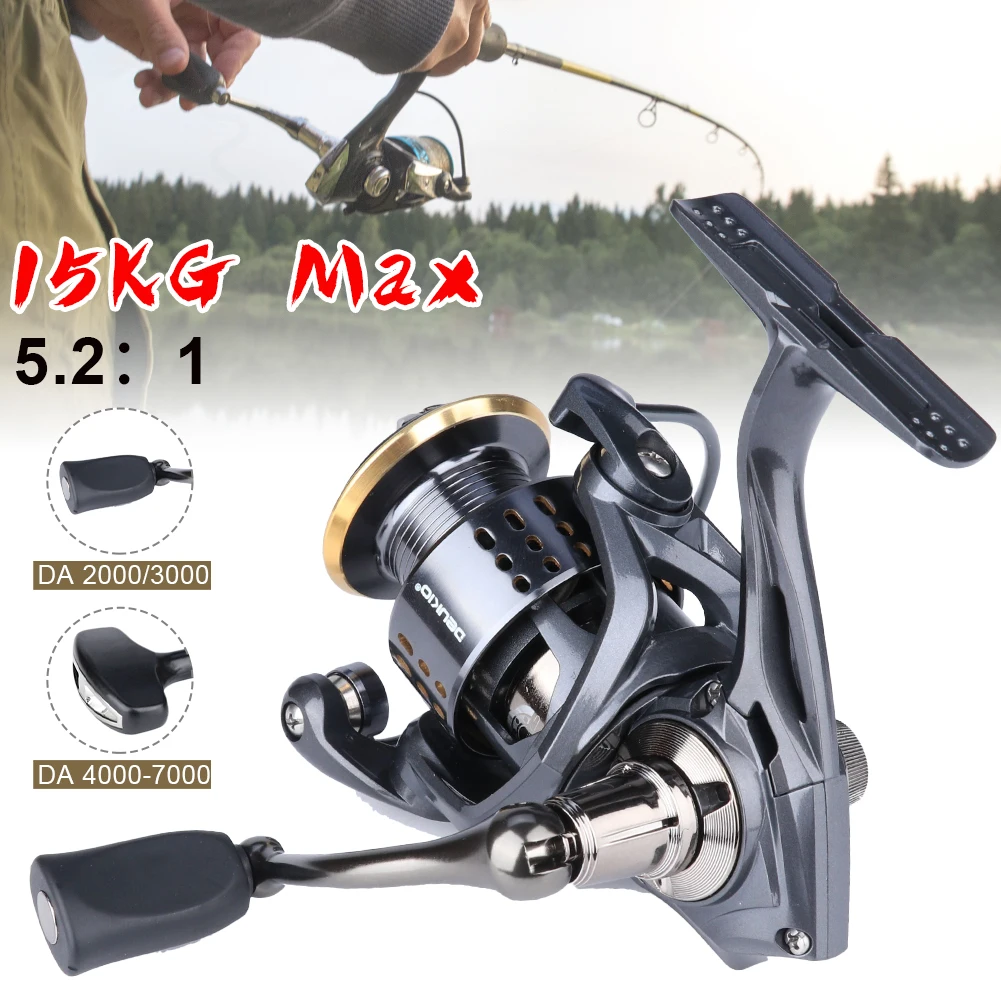 Fishing Reels AD2000-7000 Series Max Drag 15KG Spinning Wheel Coils Feeder Reels Carp Fishing Tackle Sea Rod Fishing Reel
Fishing Reels AD2000-7000 Series Max Drag 15KG Spinning Wheel Coils Feeder Reels Carp Fishing Tackle Sea Rod Fishing Reel