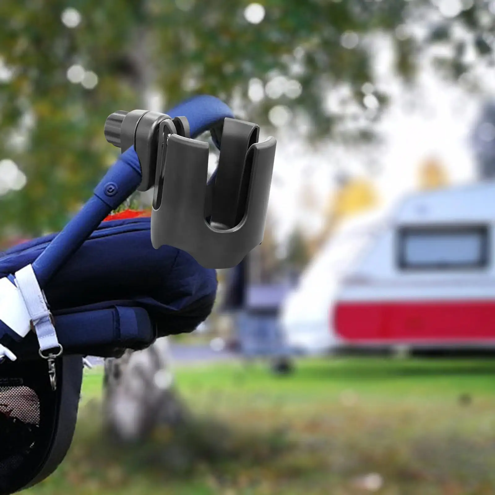 Durable Pram Cup Holder Fits Most Types of Strollers with Armrests ABS Plastic Stable Fixation Grip Non Slip Stroller Tray Black
Durable Pram Cup Holder Fits Most Types of Strollers with Armrests ABS Plastic Stable Fixation Grip Non Slip Stroller Tray Black