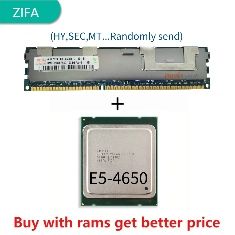 DDR3 4G Server ram with heatsink 1066Mhz withE5-4650 SR0QR 2.7GHz 8-Core 20M LGA2011 processor
DDR3 4G Server ram with heatsink 1066Mhz withE5-4650 SR0QR 2.7GHz 8-Core 20M LGA2011 processor