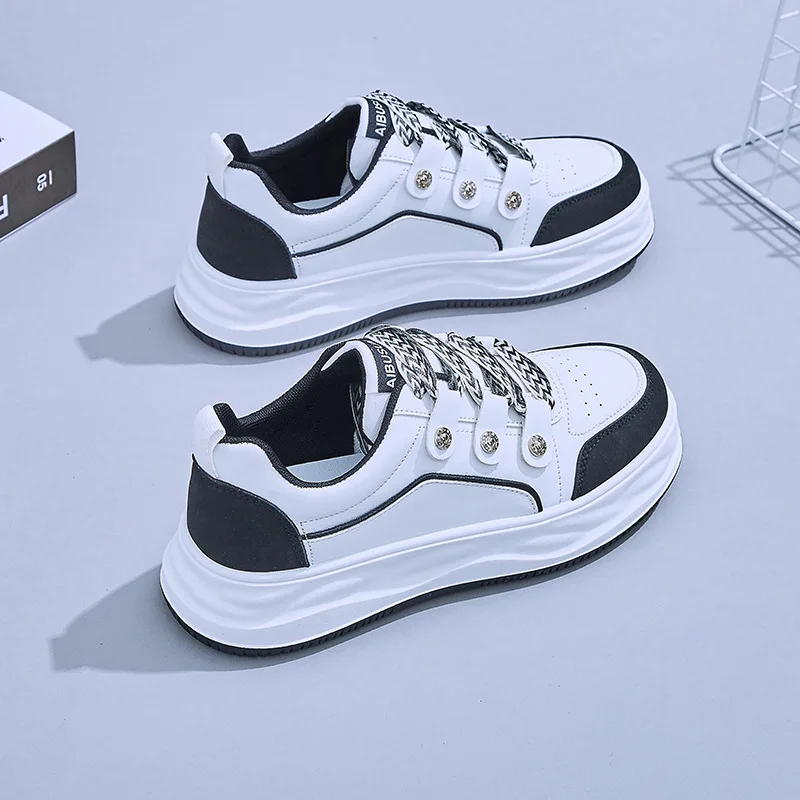 White Platform Sneakers Ladies Shoes For Women 2023 Flats Tennis Female PU Student Increase Height Waterproof Running Skateboard
White Platform Sneakers Ladies Shoes For Women 2023 Flats Tennis Female PU Student Increase Height Waterproof Running Skateboard