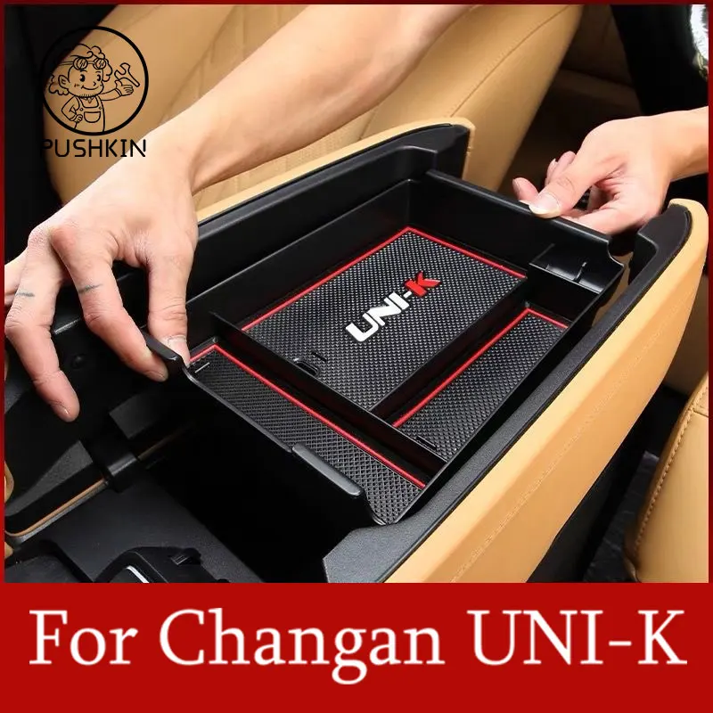 

For Changan UNI-K UNIK 2021 2022 2023 LHD Car Styling Center Console Organizer Storage Interior Armrest Storage Box Accessories