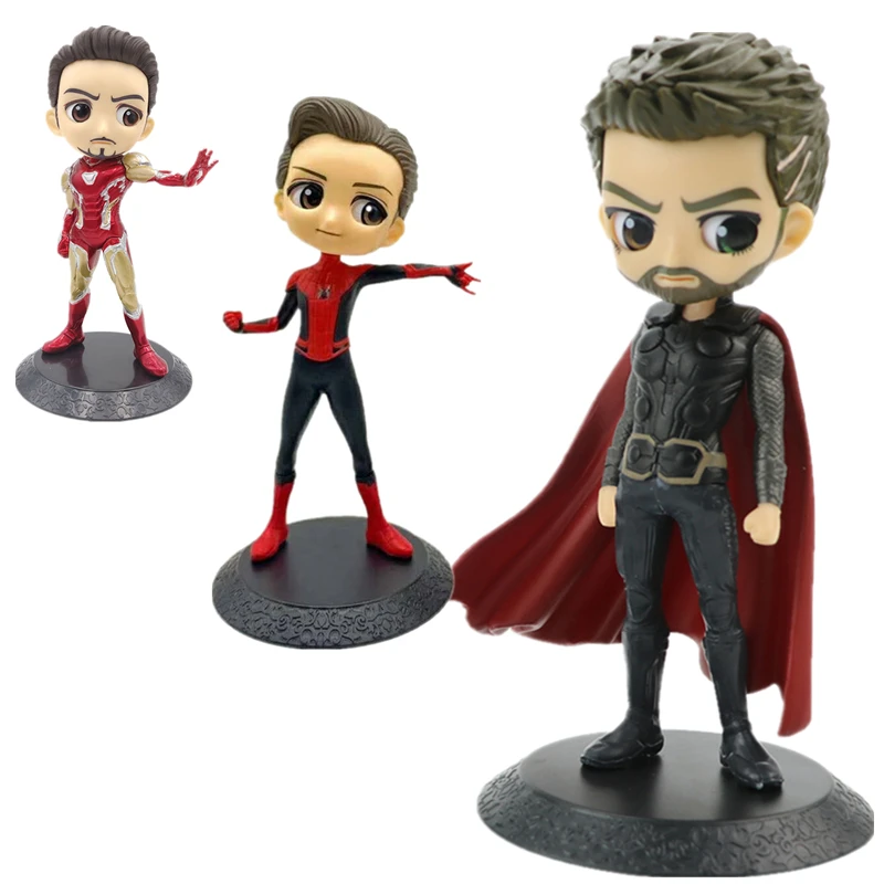 Marvel Avengers Superhero Iron Man Spiderman Thor PVC Doll Series Model Toy 15 cm Children's Toy
Marvel Avengers Superhero Iron Man Spiderman Thor PVC Doll Series Model Toy 15 cm Children's Toy