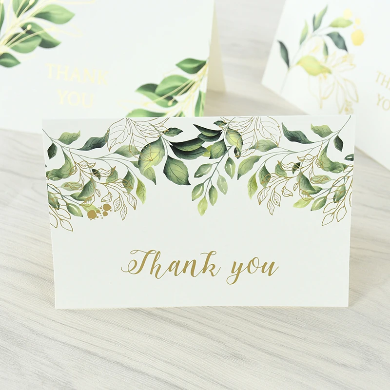 6pcs Green Leaves Thank You Card With Envelope Package Insert Greeting Appreciation Cardstock Party Invitation Cards
6pcs Green Leaves Thank You Card With Envelope Package Insert Greeting Appreciation Cardstock Party Invitation Cards